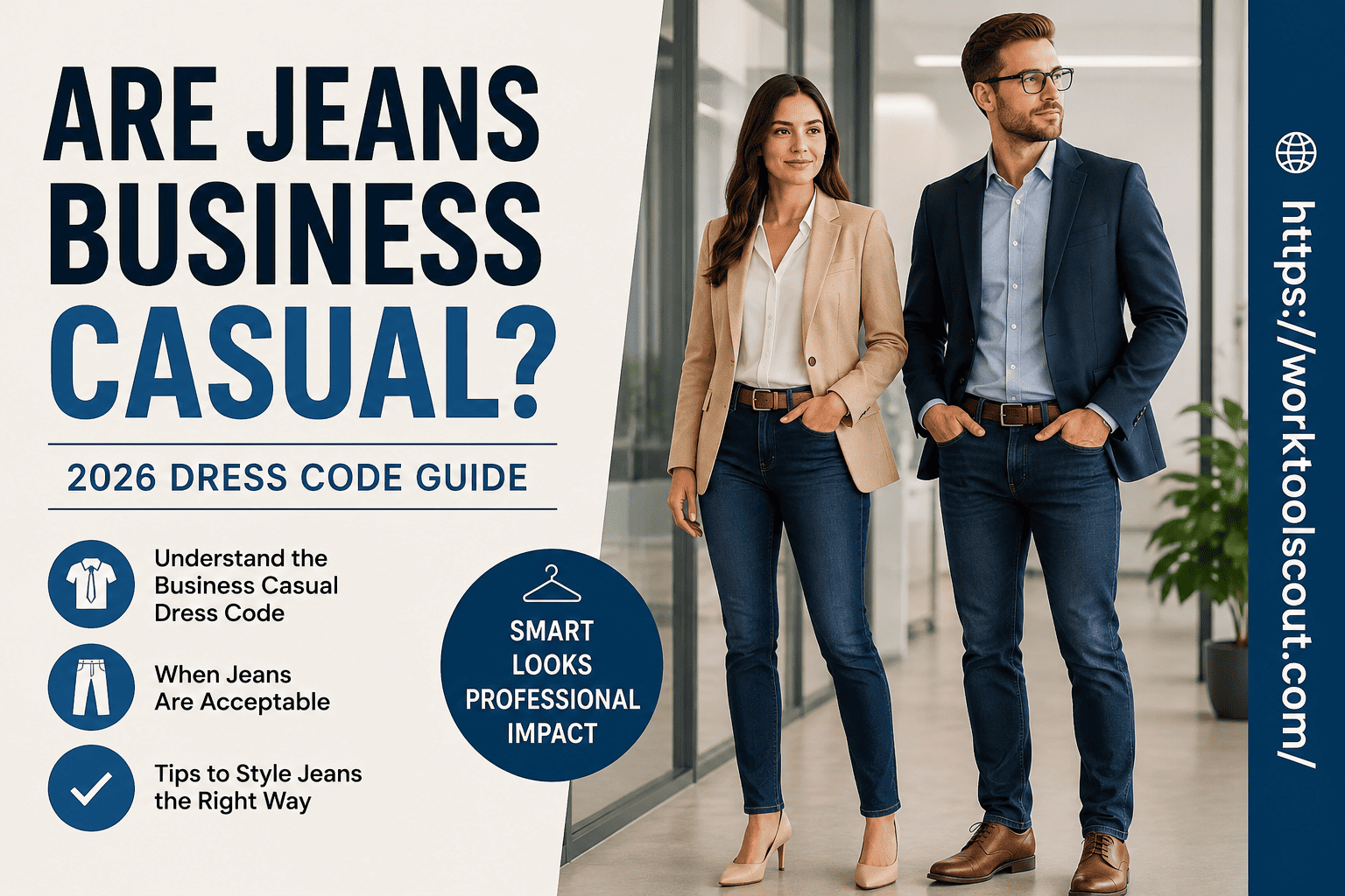 are jeans business casual​
