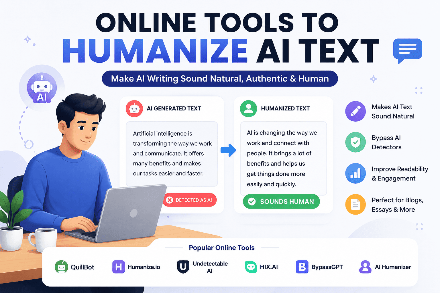 Online Tools to Humanize AI Text