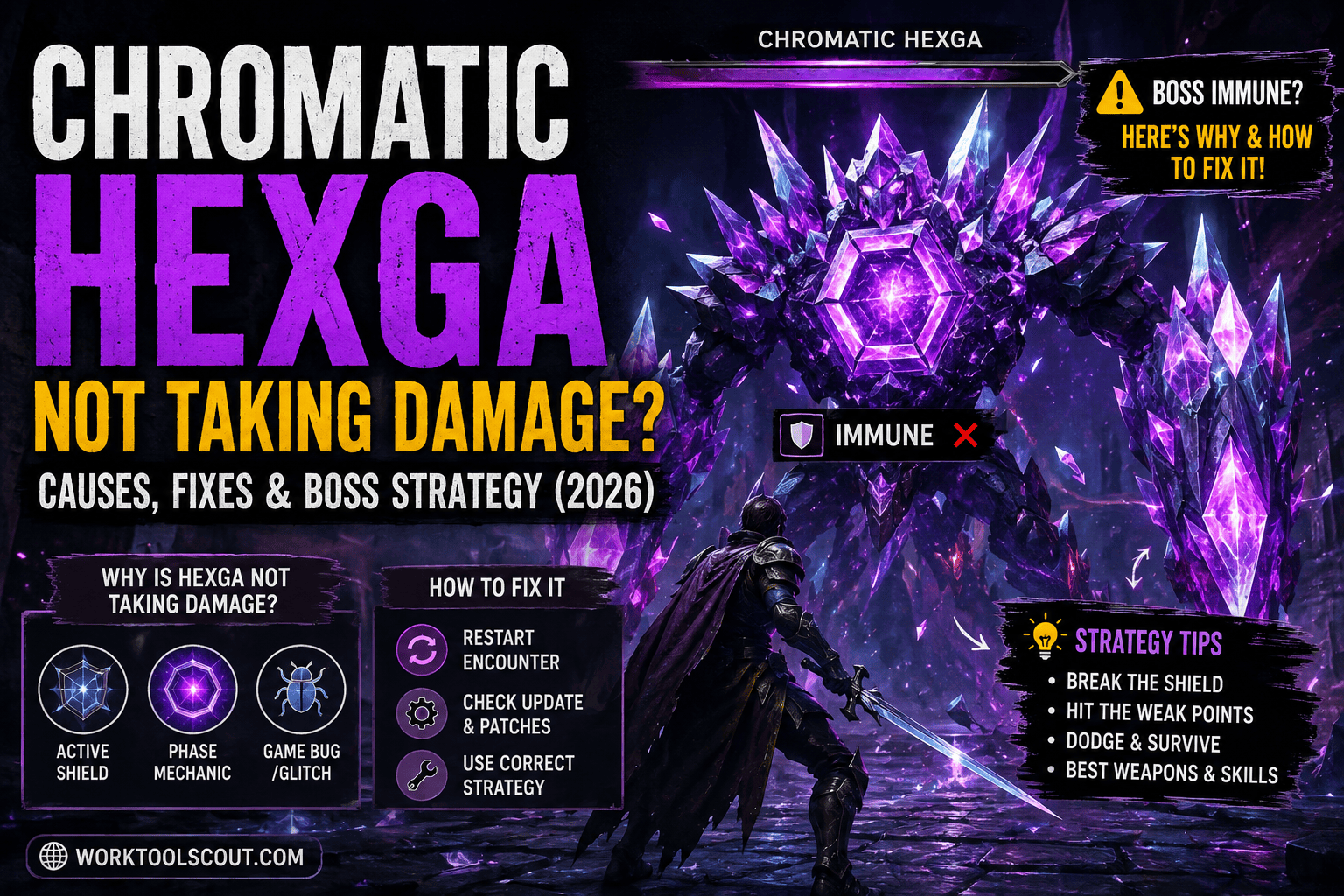 chromatic hexga not taking damage