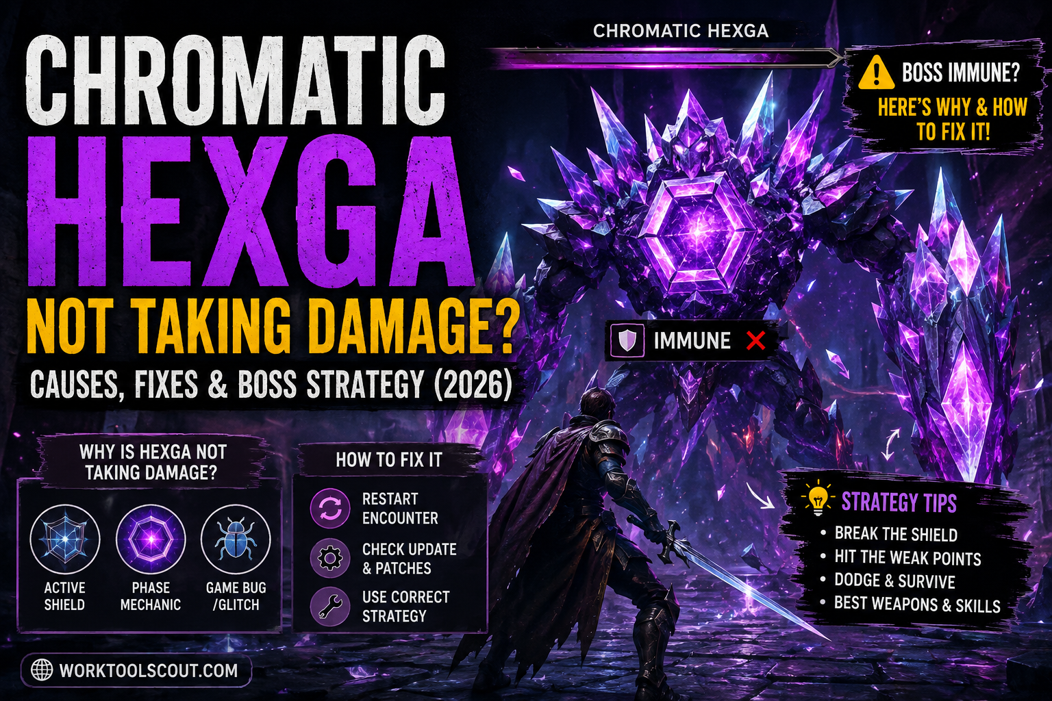 chromatic hexga not taking damage