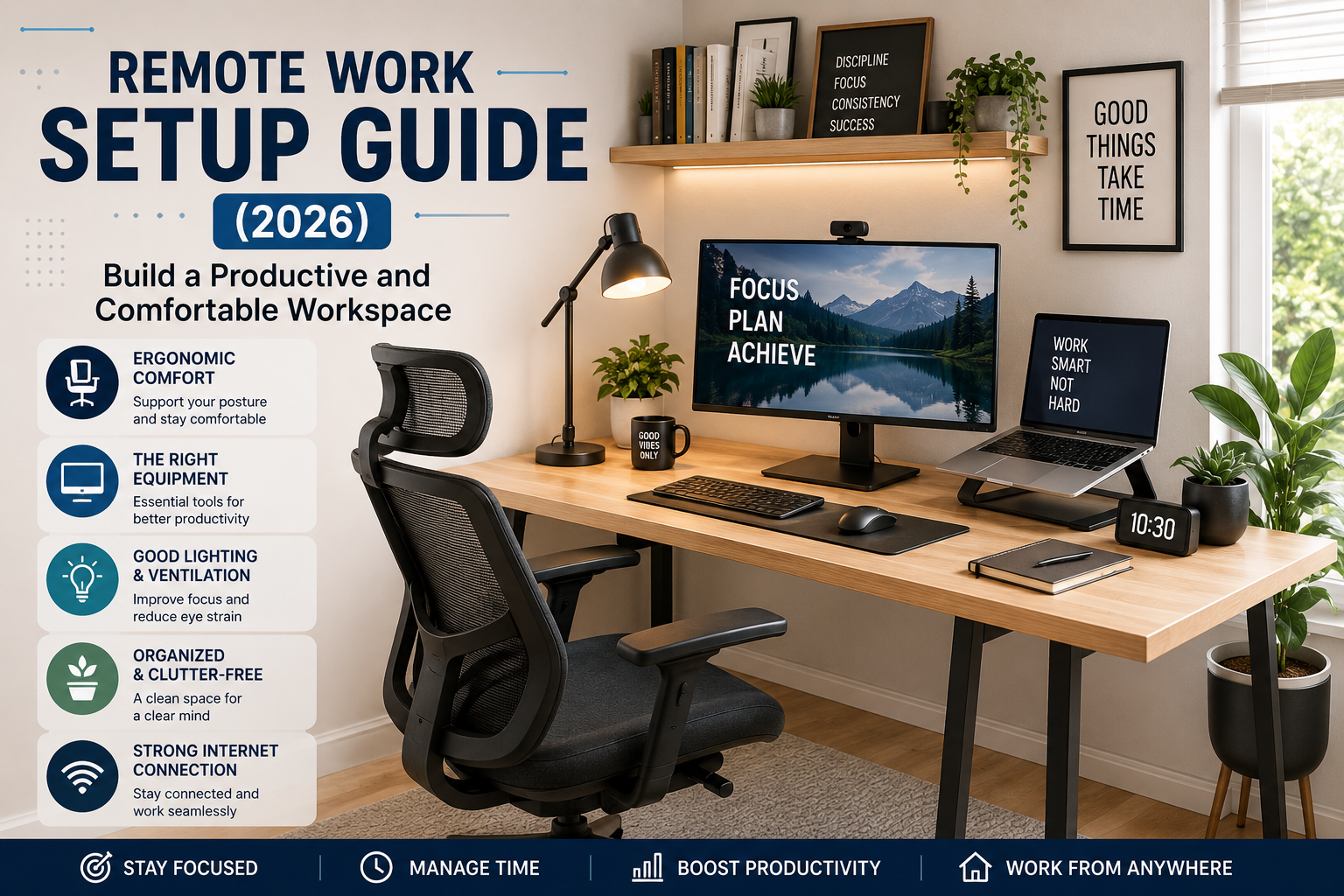 remote work setup