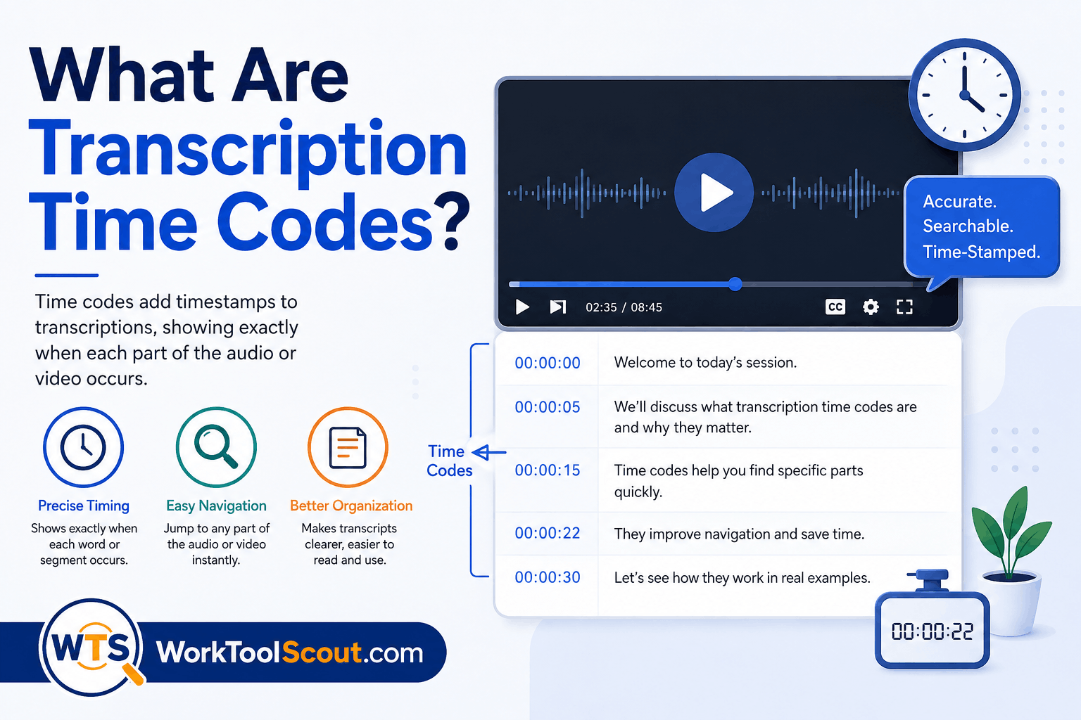 transcription time codes