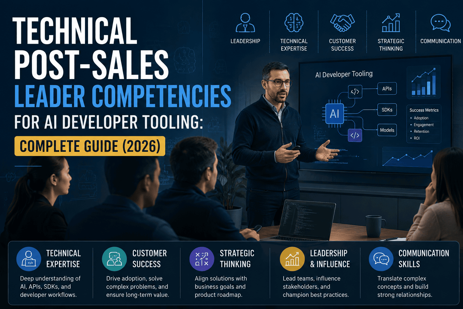 technical post-sales leader competencies developer tooling ai​