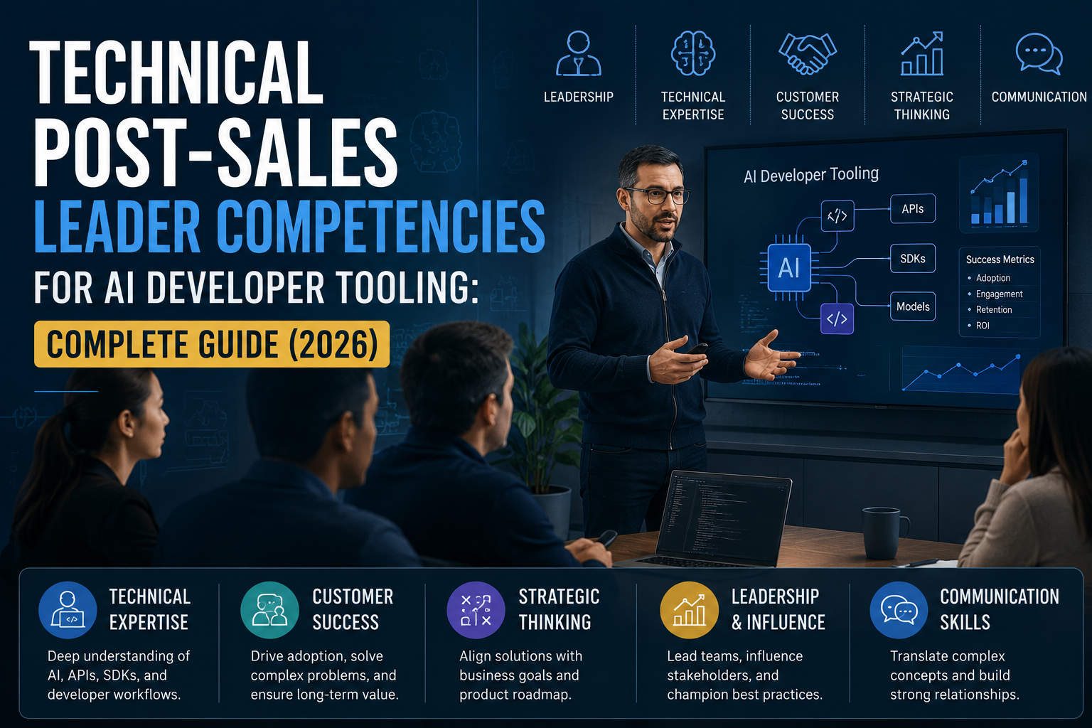 technical post-sales leader competencies developer tooling ai​