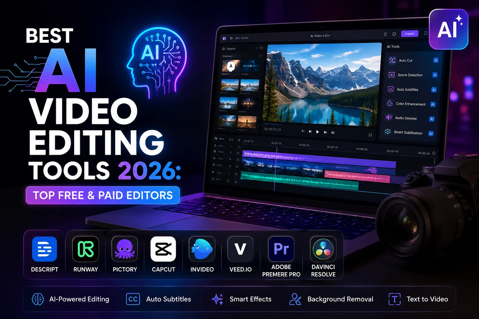 Best AI Video Editing Tools 2026