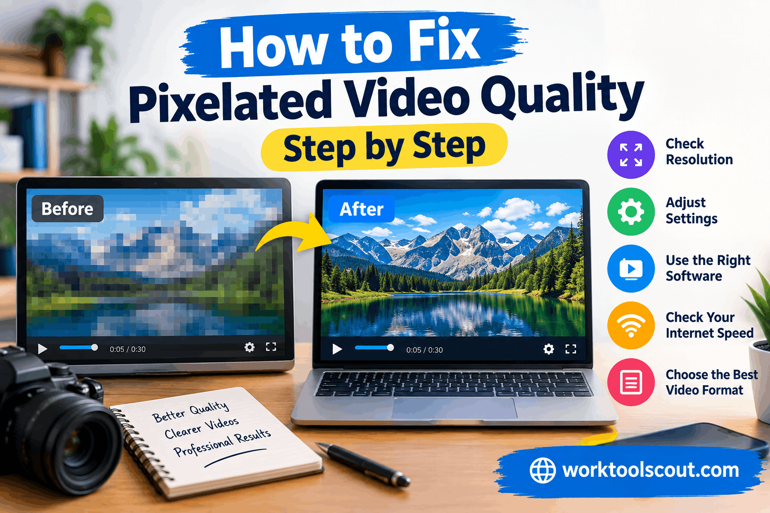 How to Fix Pixelated Video