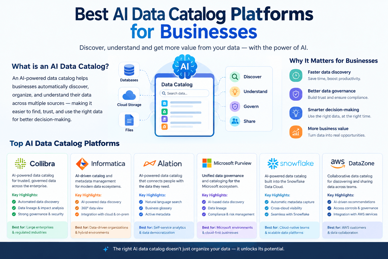 Best AI Data Catalog